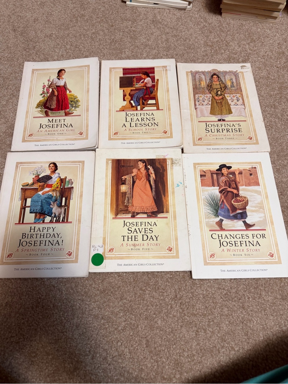 Lot of 6 American Girl Josefina complete set 1-6 original first edition